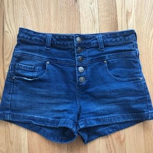 dELiA*s Skylar High Waisted Denim Shorts